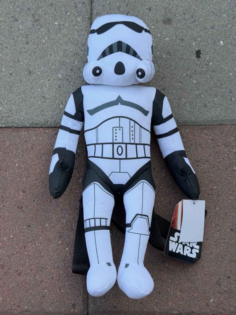 NWT Star Wars Stormtrooper Plush Backpack